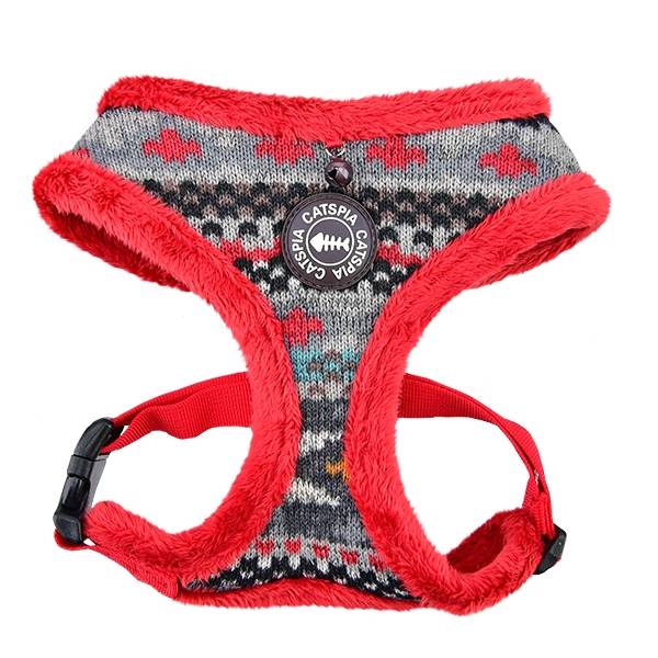 Catspia Katten Tuigje Penelope Harness Red ( LARGE ) Kattentuig > kattenharnas Medium