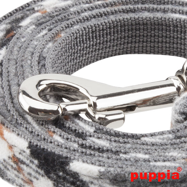 Puppia Kemp Lijn Grey - Premium hondenriem > hondenlijn from Puppia - Just €10! Shop now at Frenkiezdogshop