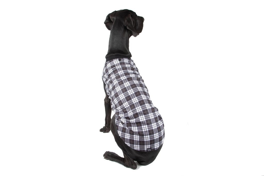 Big and Little Dogs Fleece Pyjama Black Plaid - Premium Hondenkleding > Hondenpyjama from Big and Little Dogs - Just €20! Shop now at Frenkiezdogshop