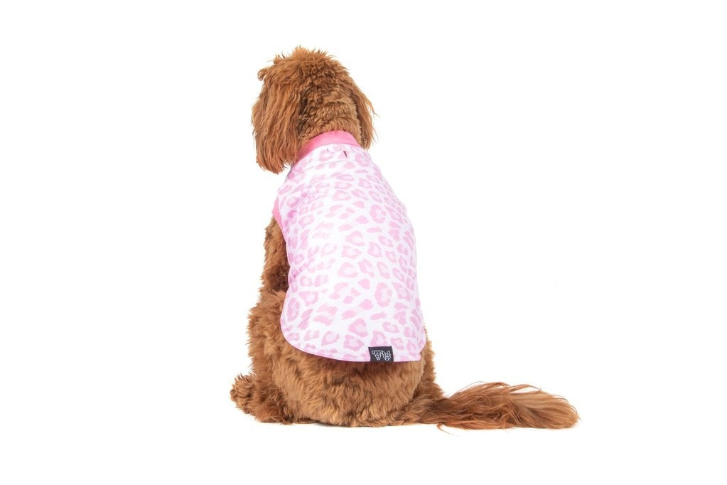 Big and Little Dogs Fleece Pyjama Pink Leopard - Premium Hondenkleding > Hondenpyjama from Big and Little Dogs - Just €20! Shop now at Frenkiezdogshop