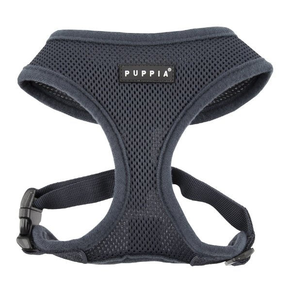 Puppia Soft Harness model A grey hondentuig > honden harnas > model A X - Small