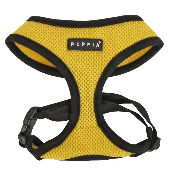 Puppia Soft Harness model A yellow hondentuig > honden harnas > model A X - Small