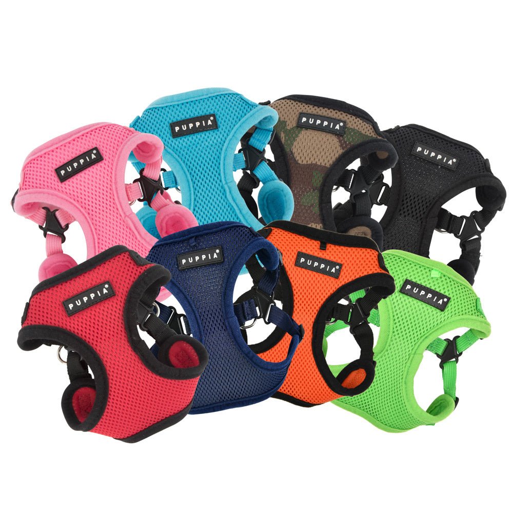 Puppia Soft Harness model C Orange hondentuig > honden harnas > model C Small