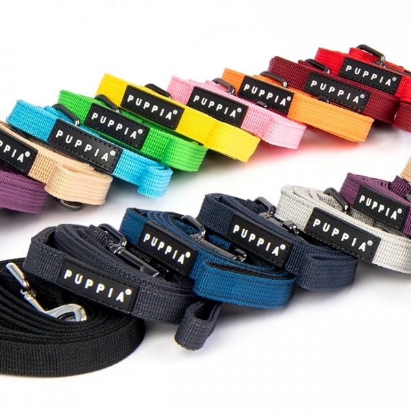 Puppia Two Tone Grey hondenriem > hondenlijn Small