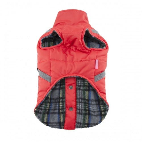 Pinkaholic Ameila Winter Fleece Jacket Red - Premium Hondenkleding > hondenjas from Pinkaholic - Just €25! Shop now at Frenkiezdogshop