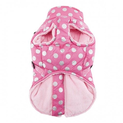 Pinkaholic Misis Dotty Winter Fleece Jacket Pink Hondenkleding > hondenjas Small