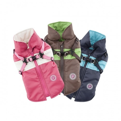 Pinkaholic Aiden Jacket Harness Brown - Premium Hondenkleding > hondenjas from Pinkaholic - Just €25! Shop now at Frenkiezdogshop
