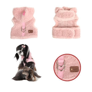 Pinkaholic Swishy Pinka Harness Indian Pink - Premium hondentuig > honden harnas from Pinkaholic - Just €20! Shop now at Frenkiezdogshop