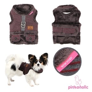 Pinkaholic Prime Flirt Harness Grey - Premium hondentuig > honden harnas from Pinkaholic - Just €20! Shop now at Frenkiezdogshop
