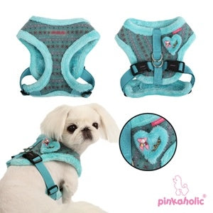 Pinkaholic Twilight Snugfit Harness Aqua - Premium hondentuig > honden harnas from Pinkaholic - Just €20! Shop now at Frenkiezdogshop