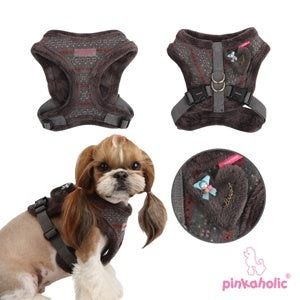 Pinkaholic Twilight Snugfit Harness Grey - Premium hondentuig > honden harnas from Pinkaholic - Just €20! Shop now at Frenkiezdogshop
