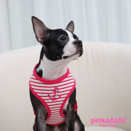 Pinkaholic Matelot harness Pink - Premium hondentuig > honden harnas from Pinkaholic - Just €10! Shop now at Frenkiezdogshop