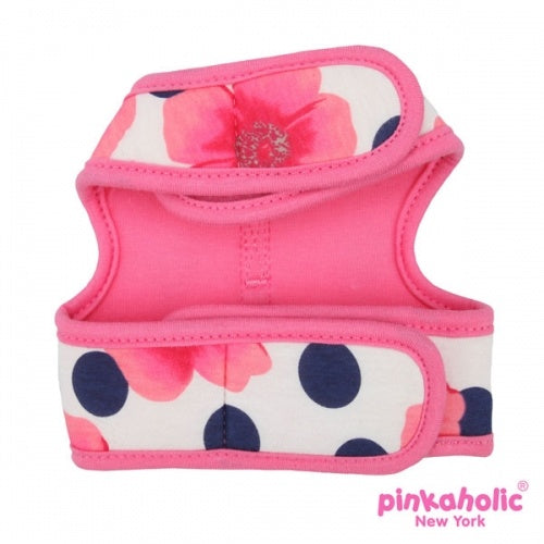 Pinkaholic Peonies Pinka Harness Pink - Premium hondentuig > honden harnas from Pinkaholic - Just €20! Shop now at Frenkiezdogshop