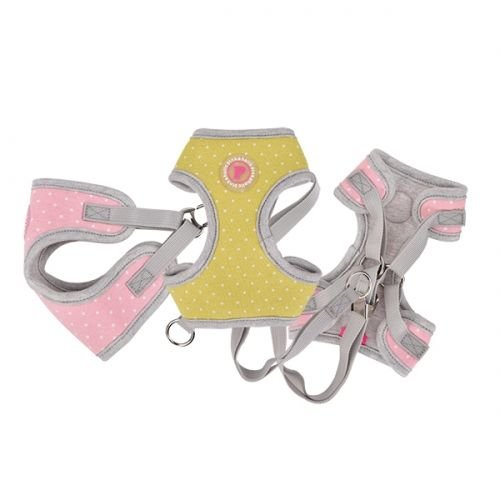 Pinkaholic Lalo Harness C Indian Pink hondentuig > honden harnas > model C Small