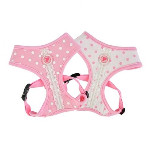 Pinkaholic Lana Harness pink ( L ) hondentuig > honden harnas > model A Small
