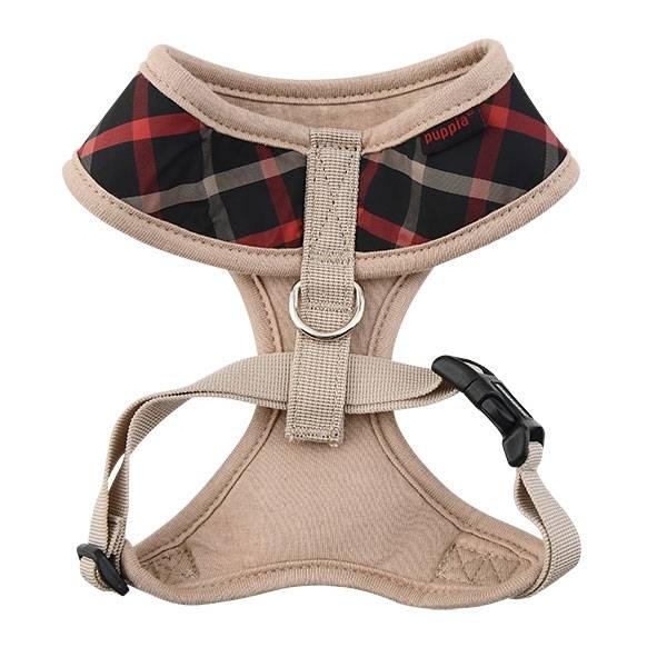 Puppia Baxter Harness model A Black ( XL ) hondentuig > honden harnas > model A Large