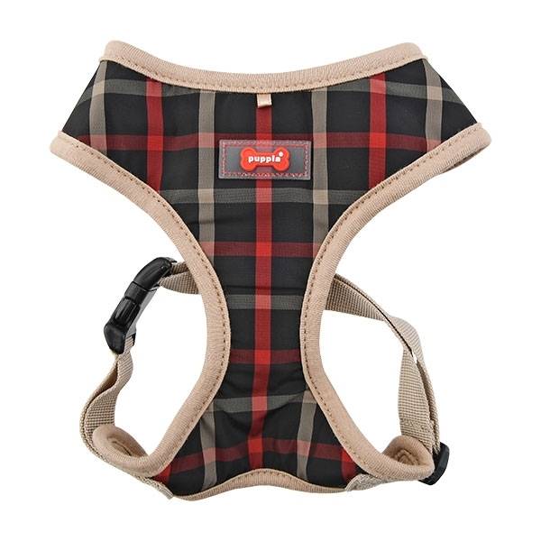 Puppia Baxter Harness model A Black ( XL ) hondentuig > honden harnas > model A Large