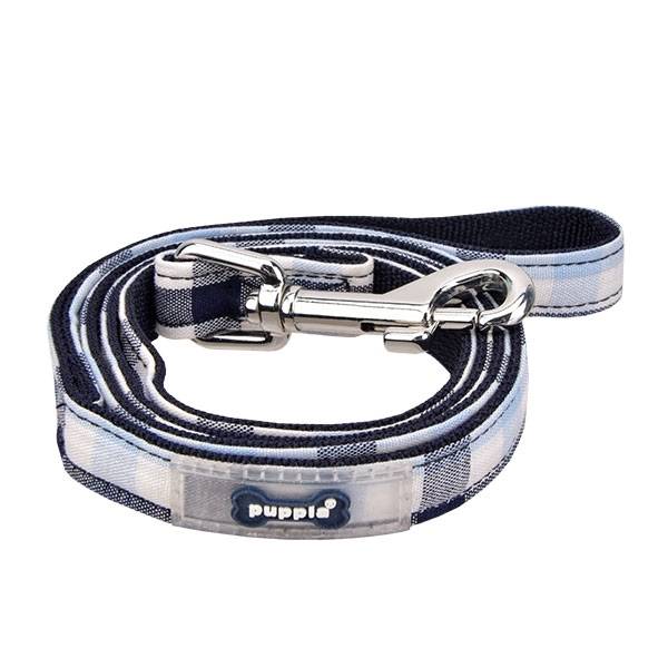 Puppia Neil Lijn Navy - Premium hondenriem > hondenlijn from Puppia - Just €10! Shop now at Frenkiezdogshop