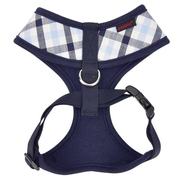 Puppia Neil Harness model A Navy - Premium hondentuig > honden harnas from Puppia - Just €20! Shop now at Frenkiezdogshop