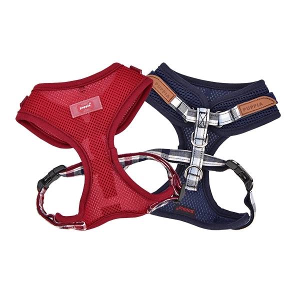 Puppia Neil Superior Harness model A navy hondentuig > honden harnas > model A Large