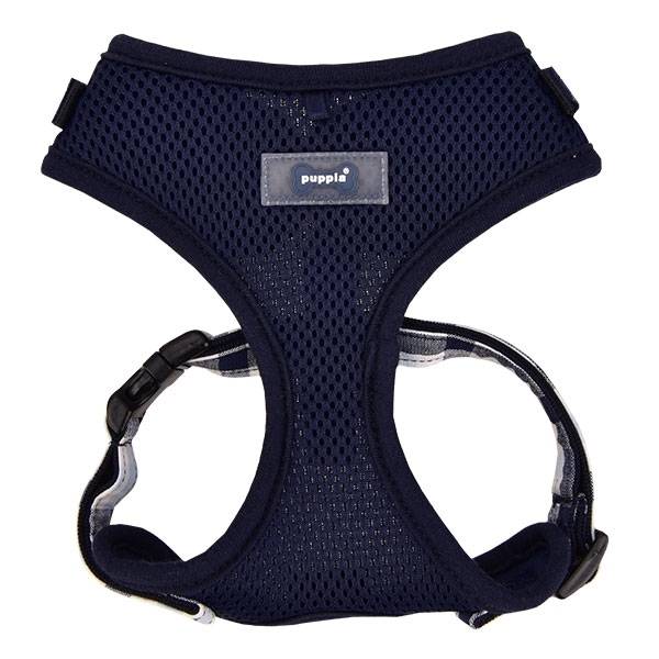 Puppia Neil Superior Harness model A navy - Premium hondentuig > honden harnas from Puppia - Just €20! Shop now at Frenkiezdogshop