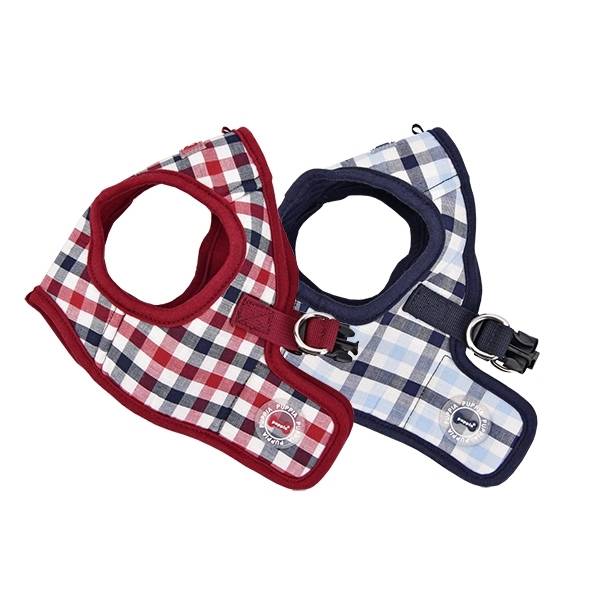 Puppia Neil Vest Harness Navy model B ( X-LARGE ) - Premium hondentuig > honden harnas from Puppia - Just €20! Shop now at Frenkiezdogshop