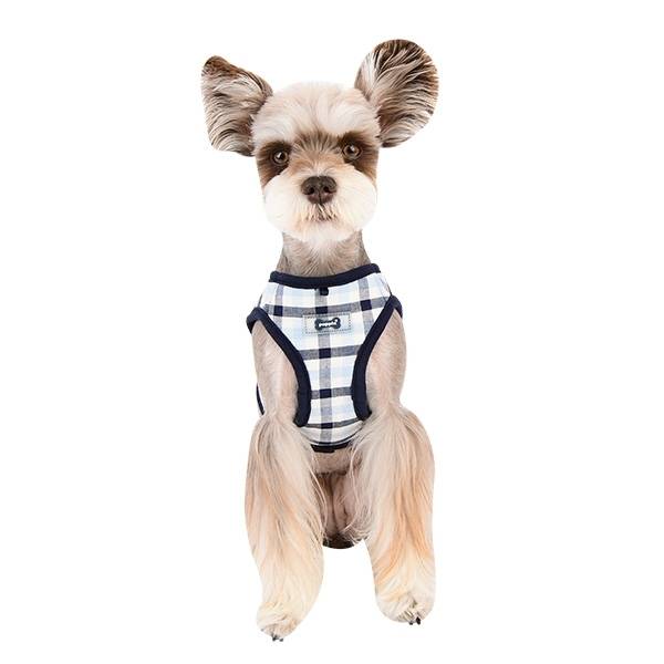 Puppia Neil Vest Harness Navy model B ( X-LARGE ) - Premium hondentuig > honden harnas from Puppia - Just €20! Shop now at Frenkiezdogshop