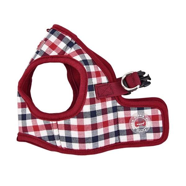 Puppia Neil Harness Wine model B ( ALLEEN XLARGE) hondentuig > honden harnas > model B Large