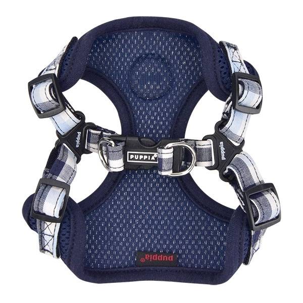 Puppia Neil Harnes Navy Model C hondentuig > honden harnas > model C Medium
