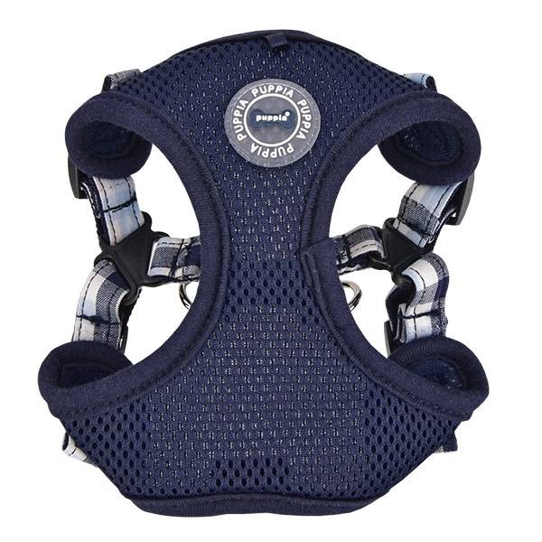 Puppia Neil Harnes Navy Model C - Premium hondentuig > honden harnas from Puppia - Just €20! Shop now at Frenkiezdogshop