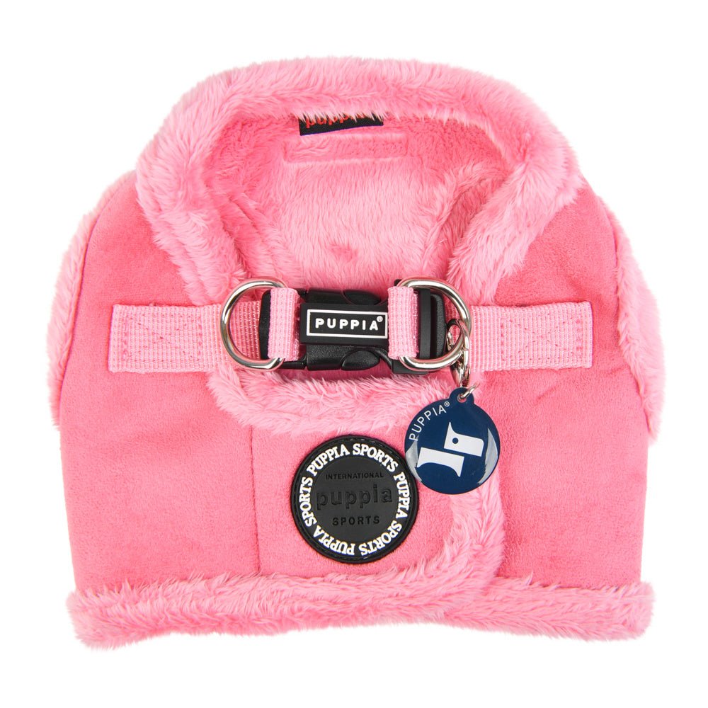 Puppia Terry Vest Harness model B Pink hondentuig > honden harnas > model B Small