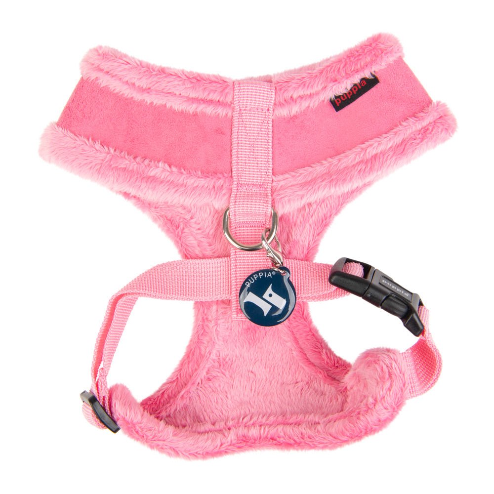 Puppia Terry Harness model A Pink hondentuig > honden harnas > model A Small