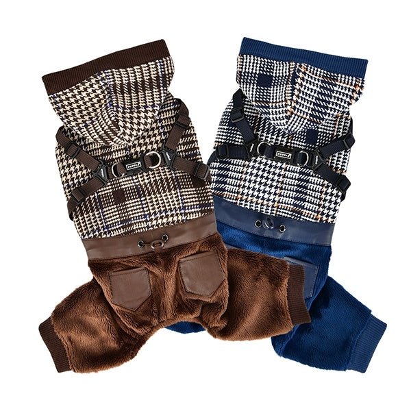 Puppia Becker Jacket Harness Navy Hondenkleding > hondenjas Small