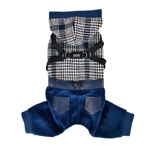Puppia Becker Jacket Harness Navy Hondenkleding > hondenjas Small