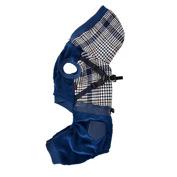 Puppia Becker Jacket Harness Navy Hondenkleding > hondenjas Small