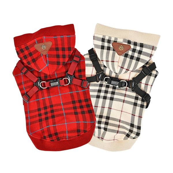Puppia Dean Jacket Harness Wine ( S ) - Premium Hondenkleding > hondenjas from Puppia - Just €53.99! Shop now at Frenkiezdogshop