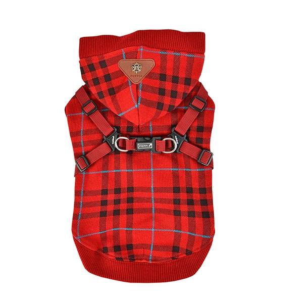 Puppia Dean Jacket Harness Wine ( S ) - Premium Hondenkleding > hondenjas from Puppia - Just €53.99! Shop now at Frenkiezdogshop