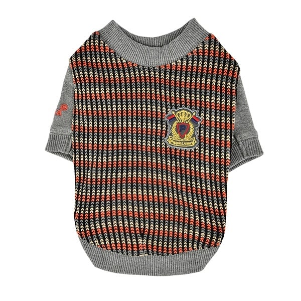 Puppia Elliot winter sweater Grey - Premium Hondenkleding > Hondentrui from Puppia - Just €27.99! Shop now at Frenkiezdogshop