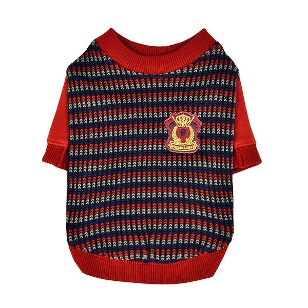 Puppia Elliot winter sweater Wine Hondenkleding > Hondentrui Small