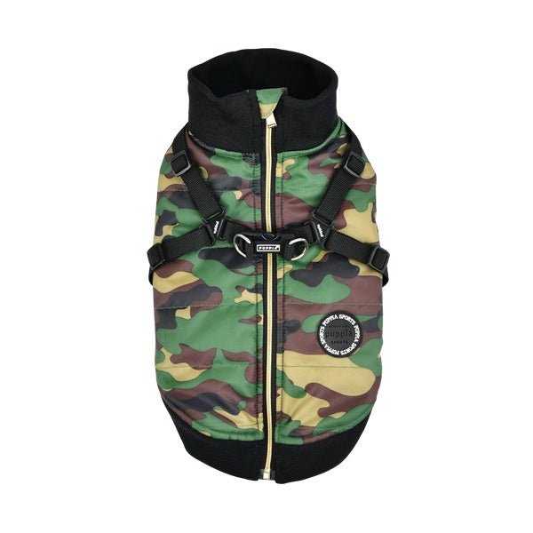 Puppia Frost Jacket Harness Camo Hondenkleding > hondenjas Small