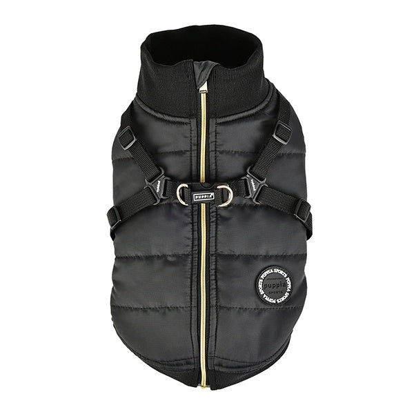 Puppia Frost Jacket Harness Black - Premium Hondenkleding > hondenjas from Puppia - Just €50! Shop now at Frenkiezdogshop