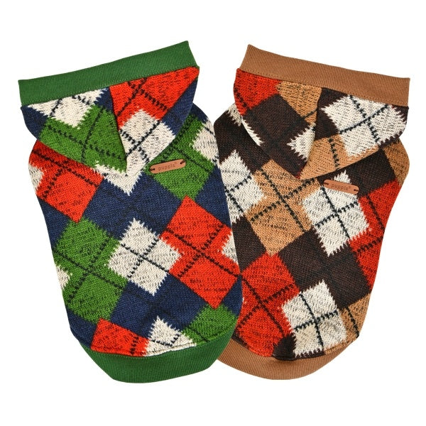 Puppia Jolly Sweater Hooded T-Shirt Green - Premium hondenkleding > hondenshirt from Puppia - Just €20! Shop now at Frenkiezdogshop