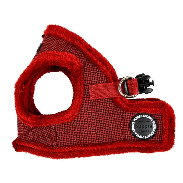 Puppia Harness B Puppytooth Wine - Premium hondentuig > honden harnas from Puppia - Just €24.99! Shop now at Frenkiezdogshop