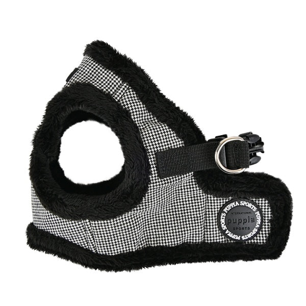 Puppia Harness B Puppytooth Black ( S & XL ) - Premium hondentuig > honden harnas from Puppia - Just €24.99! Shop now at Frenkiezdogshop