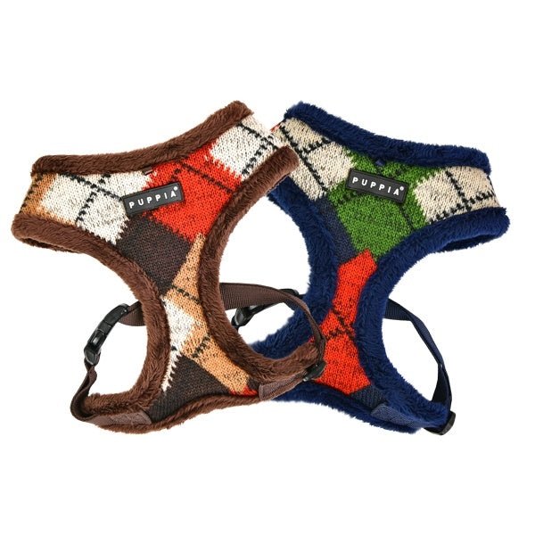 Puppia Jolly Harness Model A Navy ( X - Large ) hondentuig > honden harnas > model A Medium