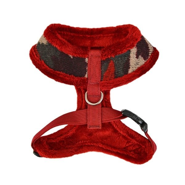 Puppia Colonel Harness Model A Wine Camo hondentuig > honden harnas > model A Small