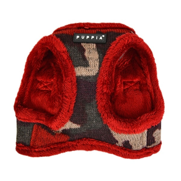 Puppia Harness B Colonel Wine Camo - Premium hondentuig > honden harnas from Puppia - Just €24.99! Shop now at Frenkiezdogshop