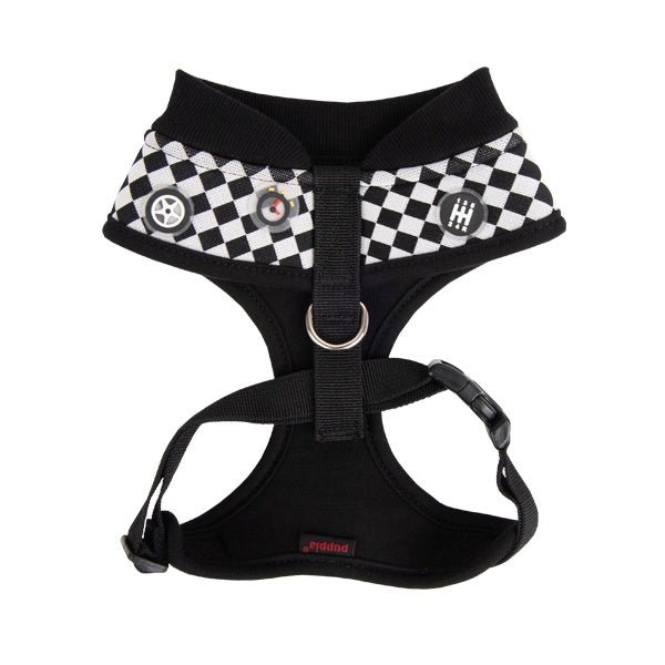 Puppia Racer Harness Model A Black hondentuig > honden harnas > model A Small