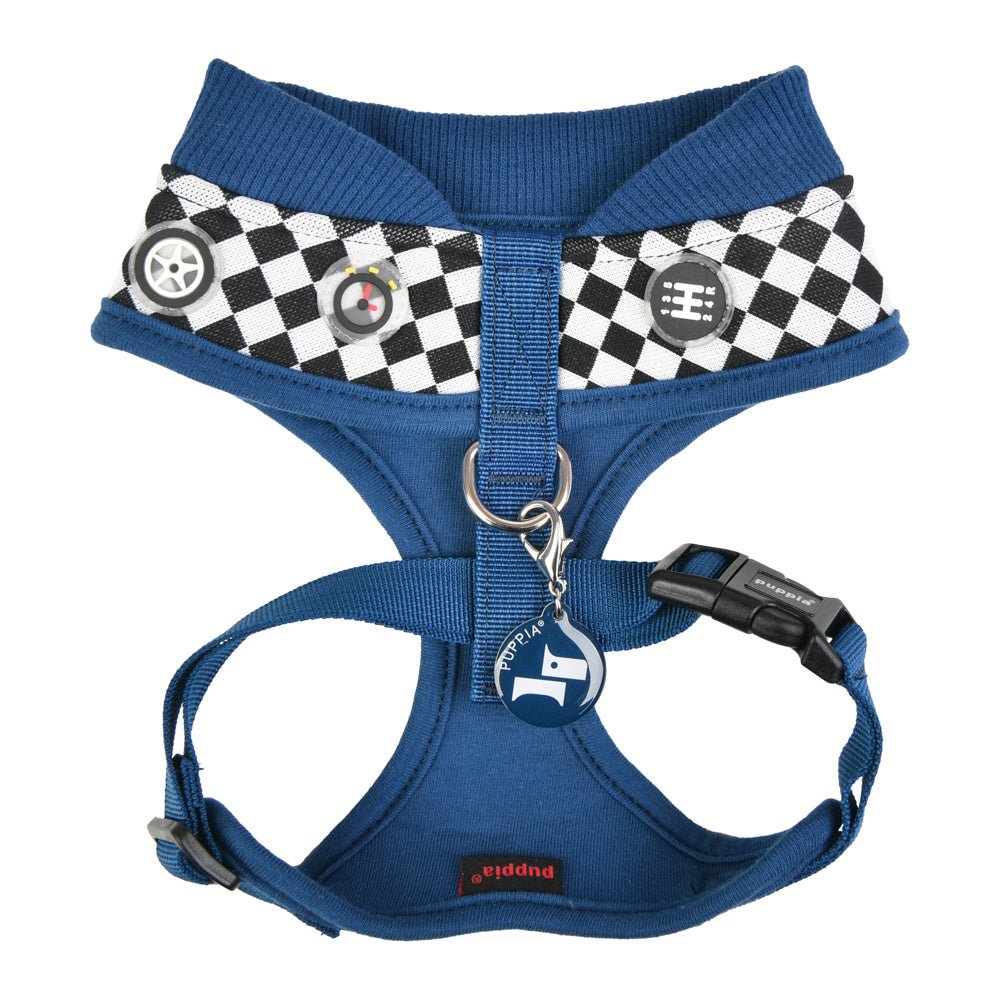 Puppia Racer Harness Model A Royal Blue hondentuig > honden harnas > model A Small
