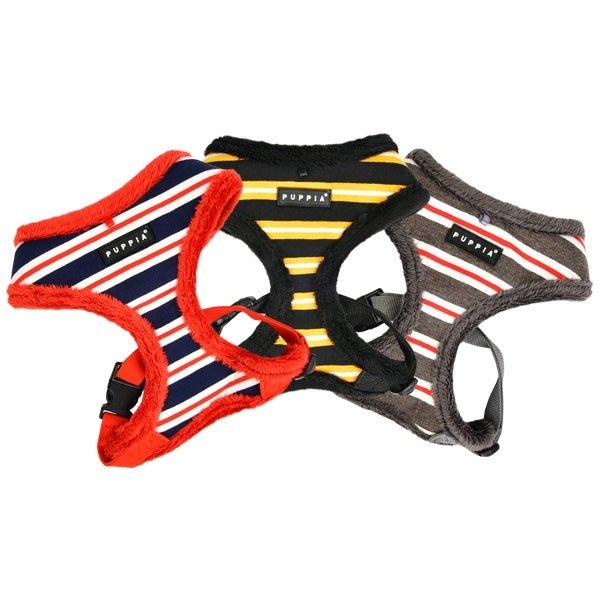 Puppia Rowdy Harness Model A Dark Grey hondentuig > honden harnas > model A Small